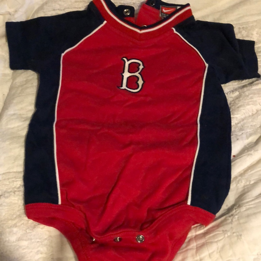 ❤️ 2 for $15 ❤️ Nike Red Sox Onesie